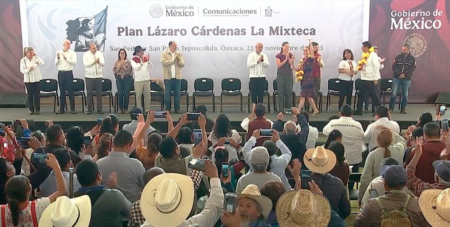 AHORA ENCARA LA CNTE A SHEINBAUM EN OAXACA