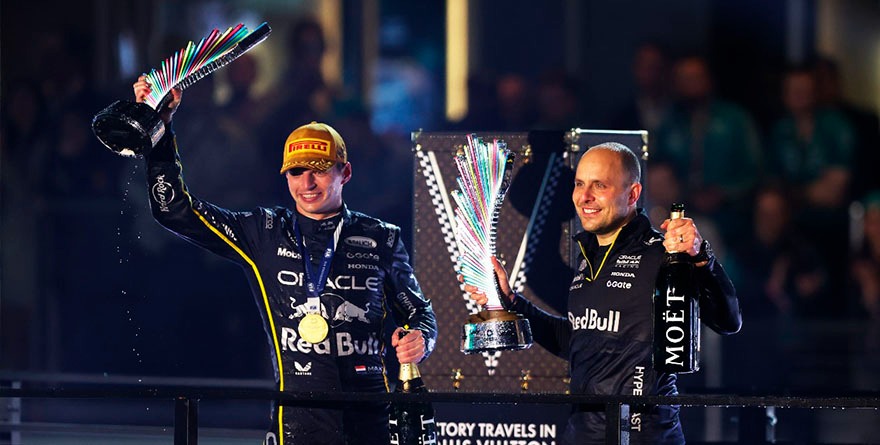 DOMINA VERSTAPPEN DE PRINCIPIO A FIN EL GP DE LAS VEGAS