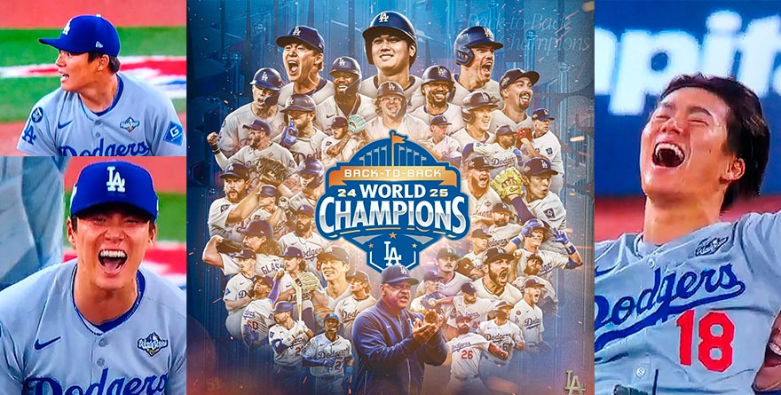 GANAN DODGERS BICAMPEONATO