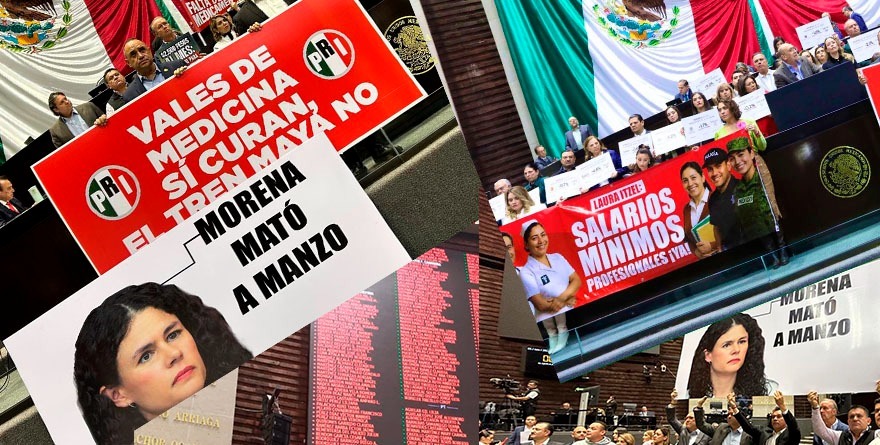 CHOCAN PRIISTAS Y MORENISTAS EN SAN LÁZARO