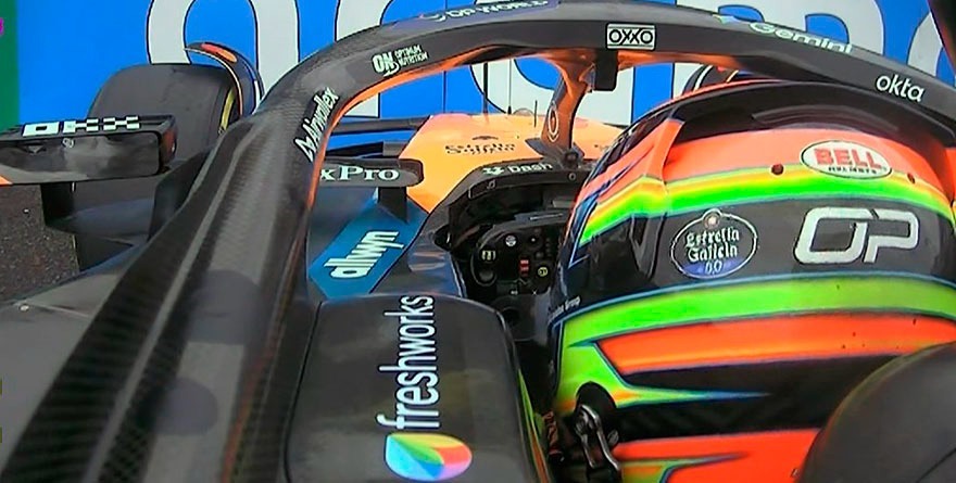 ES MUY FRUSTRANTE: PIASTRI, TRAS NO SUMAR EN LA SPRINT