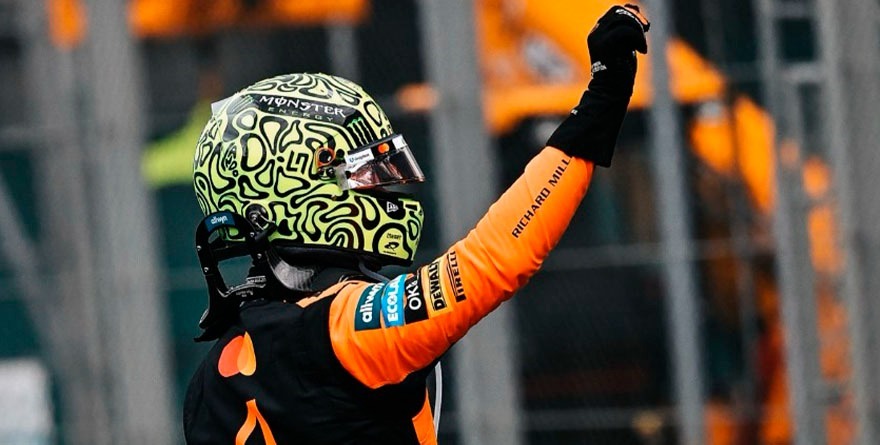 NORRIS GANA SPRINT EN BRASIL
