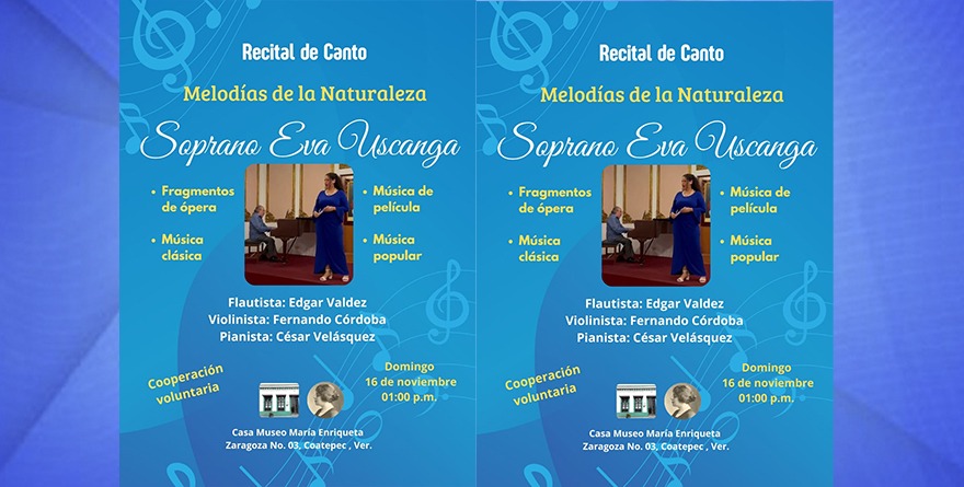 RECITAL DE CANTO: MELODÍAS DE LA NATURALEZA