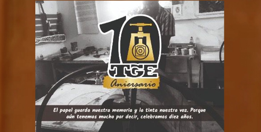 TALLER DE GRABADO EXPERIMENTAL CUMPLE UNA DÉCADA