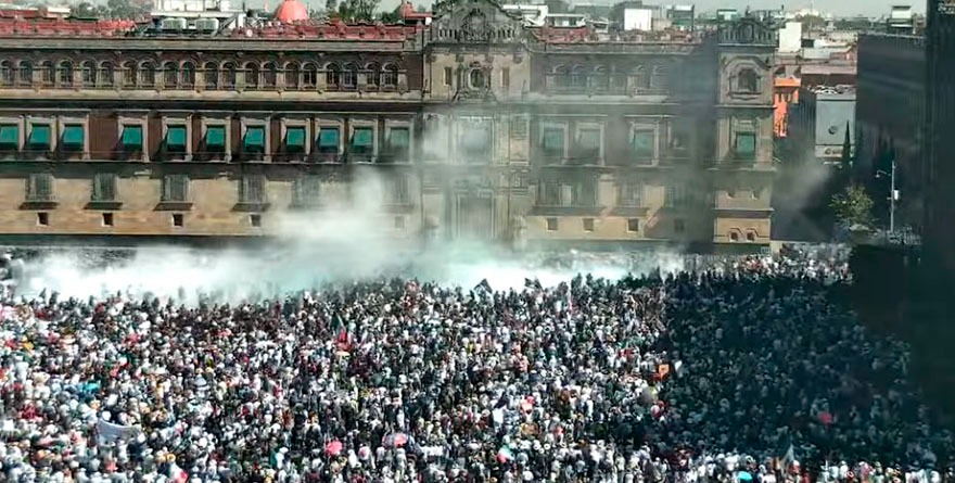 PRESENTAN DENUNCIA ANTE FGR POR ABUSOS EN MARCHA