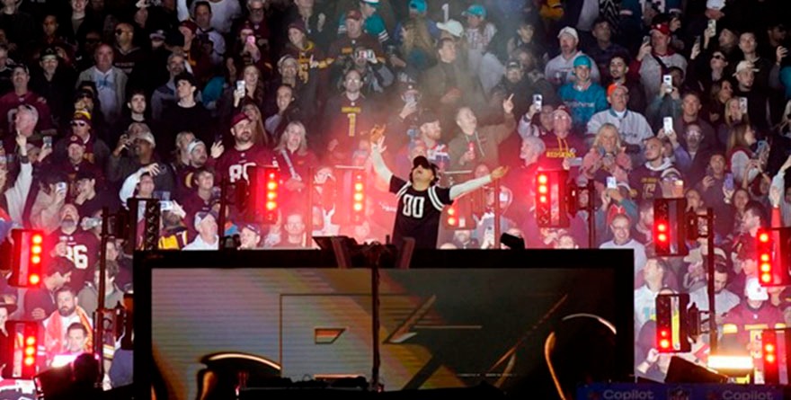 LE PUSIERON SABOR LATINO A HALFTIME EN MADRID