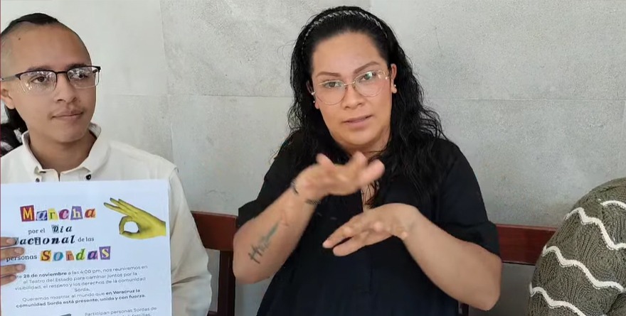 CONMEMORAN DÍA NACIONAL DE LAS PERSONAS SORDAS CON CAMINATA EN XALAPA