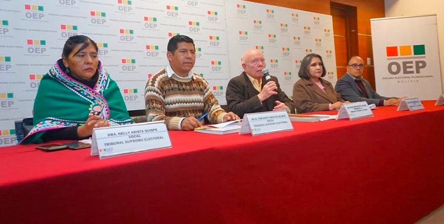 CELEBRÁ BOLIVIA ELECCIONES EL 22 DE MARZO DE 2026