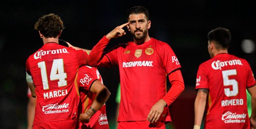 SE RECUPERA TOLUCA Y TIENE A JUÁREZ EN LA LONA