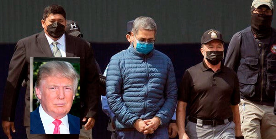 PROPONE TRUMP INDULTAR A JUAN ORLANDO HERNÁNDEZ