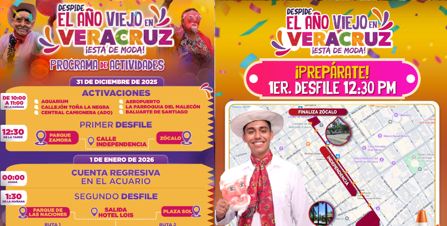 DESPIDE EL AÑO VIEJO EN VERACRUZ