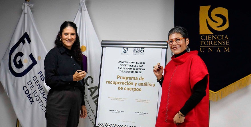 UNAM Y FISCALÍA CAPITALINA IMPULSAN IDENTIFICACIÓN DIGNA DE PERSONAS