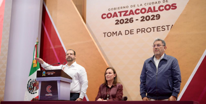 ALCALDE DE COATZACOALCOS TOMA DE PROTESTA