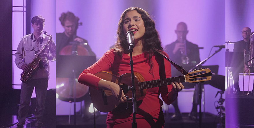 BRILLA SILVANA ESTRADA EN JIMMY KIMMEL
