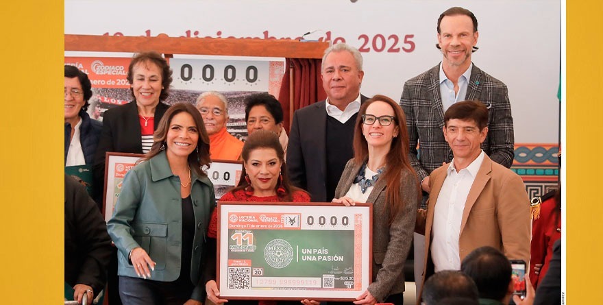 PRESENTA LOTERÍA NACIONAL ÁLBUM DEL MUNDIAL