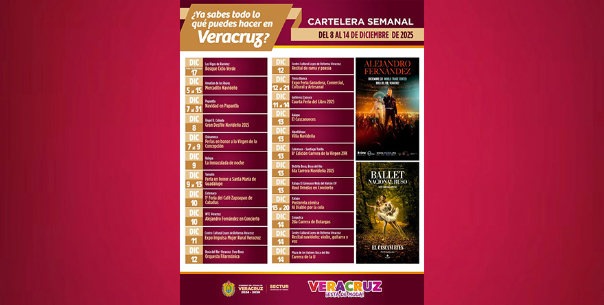 CARTELERA TURÍSTICA EN VERACRUZ
