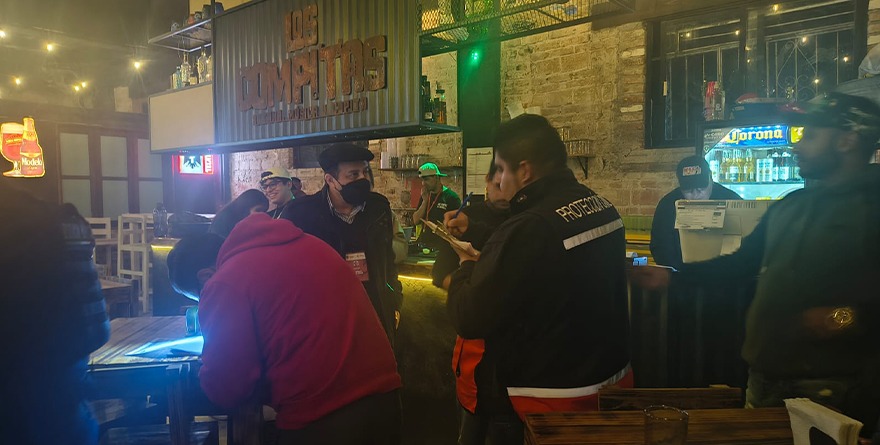 NOCHE DE FIESTA… Y DE INSPECCIÓN EN COATEPEC