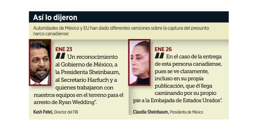 WEDDING FUE DETENIDO, ASEGURA SU ABOGADO