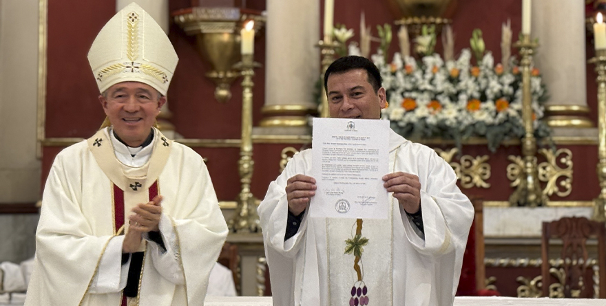 SAN JERÓNIMO DA LA BIENVENIDA A SU NUEVO PÁRROCO