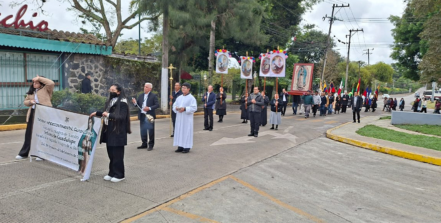 COATEPEC DESPIDE A LA IMAGEN PEREGRINA GUADALUPANA