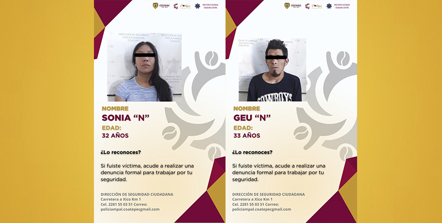 DETIENEN A DOS PRESUNTOS IMPLICADOS EN ROBO DE VEHÍCULO