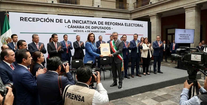 RECIBEN EN DIPUTADOS LA REFORMA ELECTORAL
