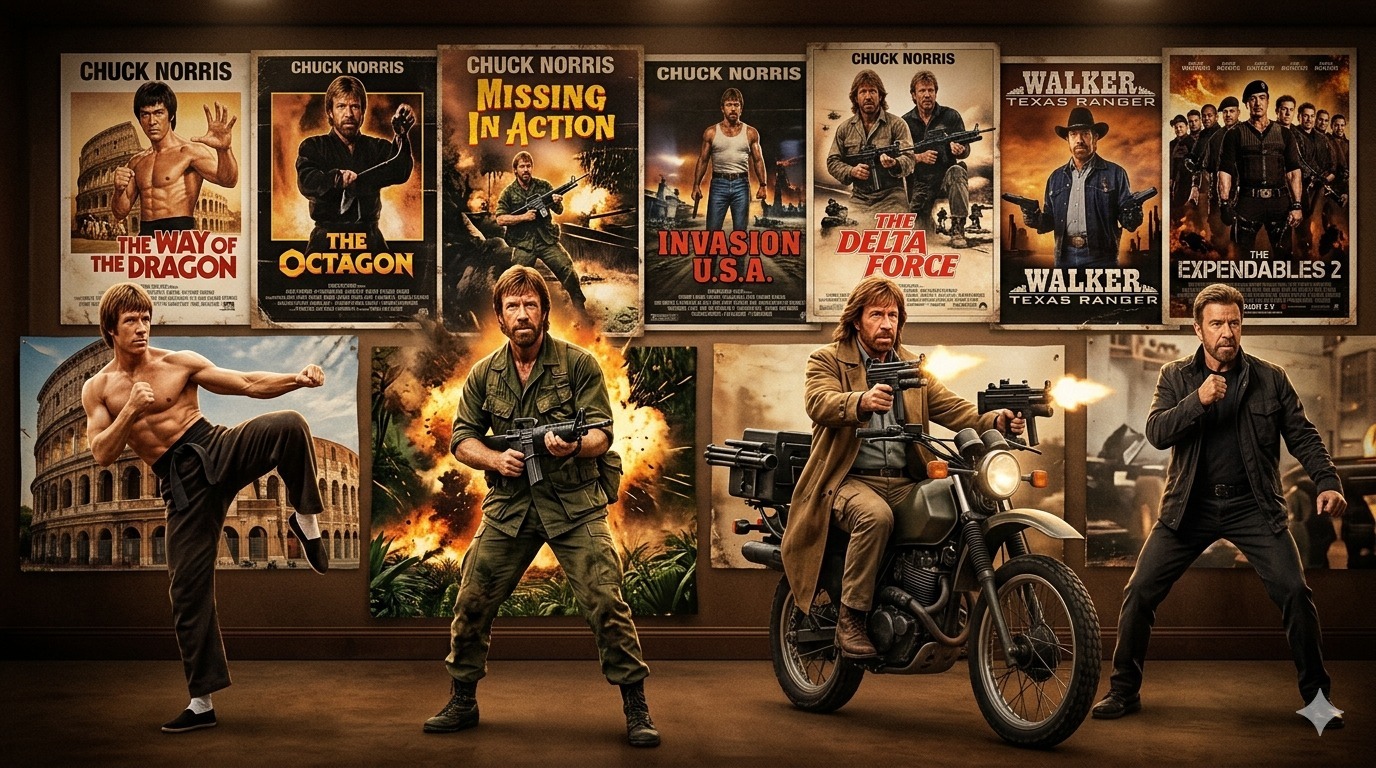 EL LEGADO CINEMATOGRÁFICO DE CHUCK NORRIS