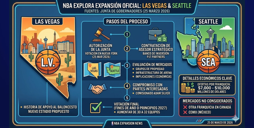 SE ACERCA LA EXPANSIÓN DE LA NBA