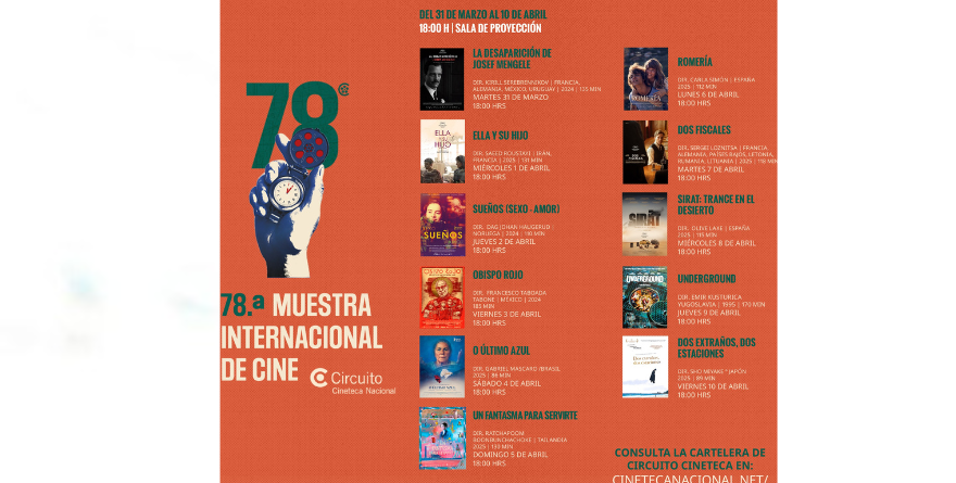 78ª MUESTRA INTERNACIONAL DE CINE DE LA CINETECA NACIONAL