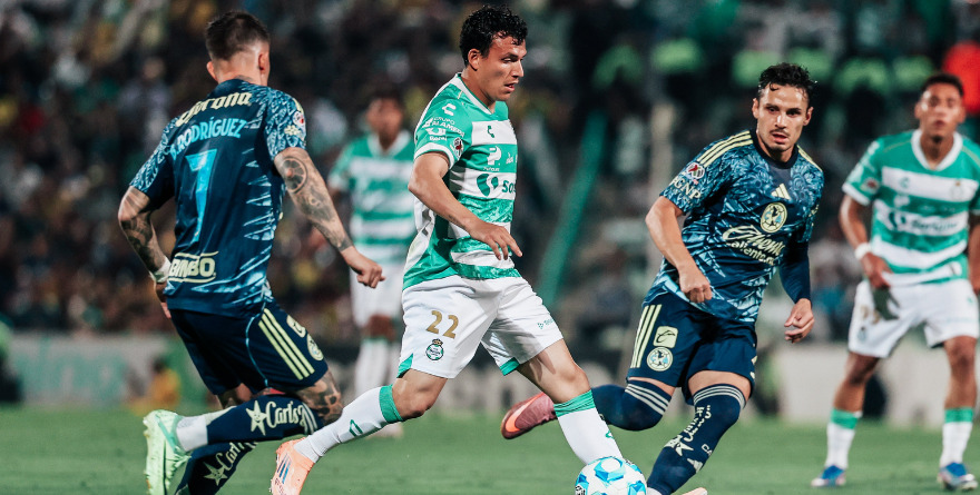 NO PUEDE EL AMÉRICA CON EL ÚLTIMO LUGAR SANTOS
