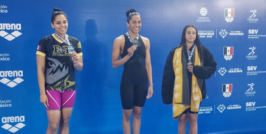 Veracruz suma dos medallas más en Nacional de natación
