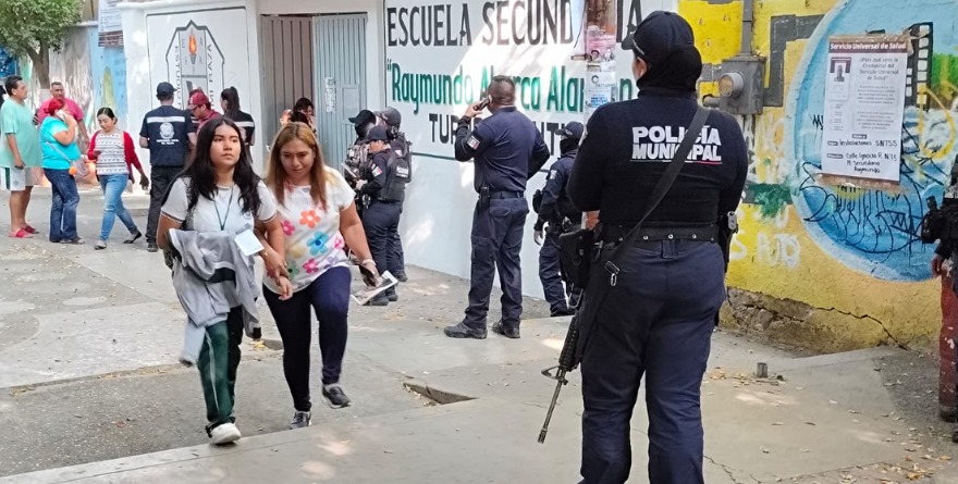 SUSPENDEN CLASES POR PRESUNTA AMENAZA EN PLANTEL