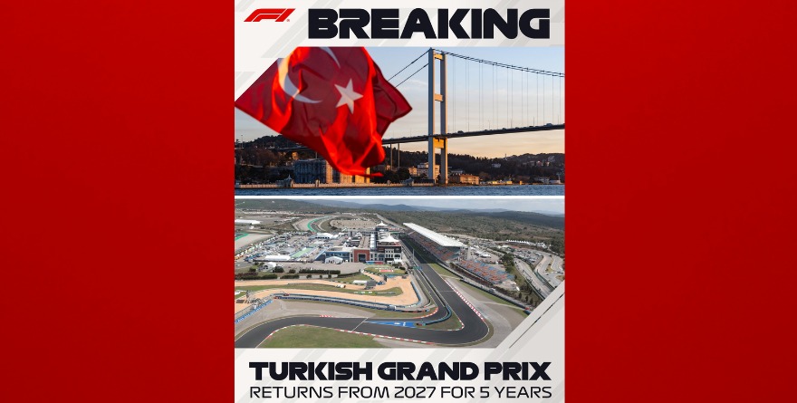 REGRESARÁ LA F1 A TURQUÍA EN 2027 POR 5 AÑOS