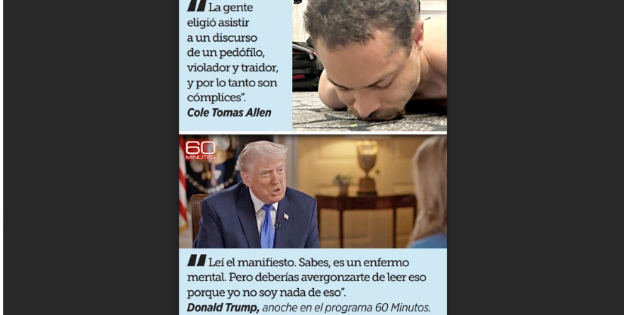 ESCRIBE TIRADOR: ES PEDOFILO Y VIOLADOR; TRUMP REVIRA