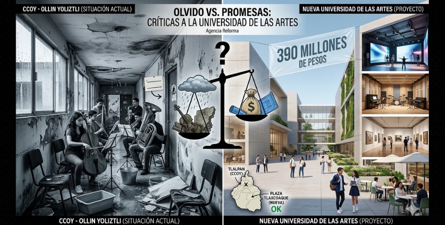 ANTE OLVIDO DEL CCOY, CRITICAN UNIVERSIDAD DE LAS ARTES