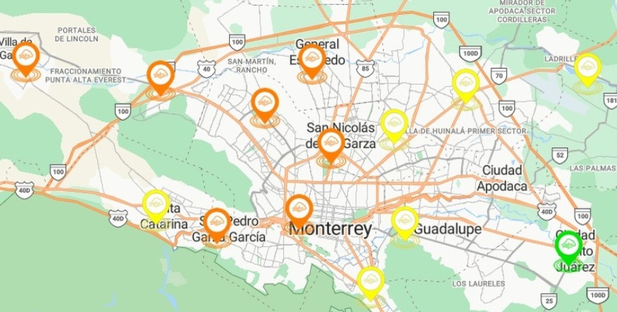 PREDOMINA MALA CALIDAD  DEL AIRE EN MONTERREY