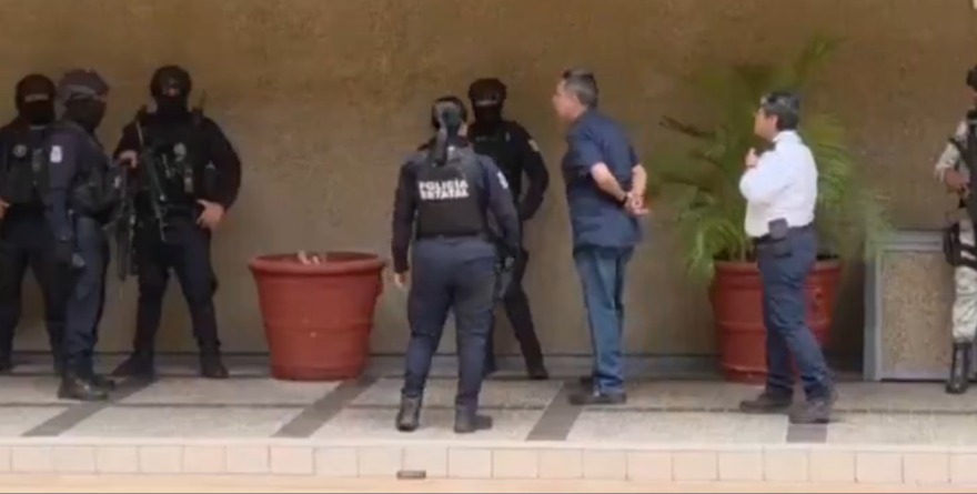 RESGUARDAN MARINOS PALACIO DE GOBIERNO EN CULIACÁN
