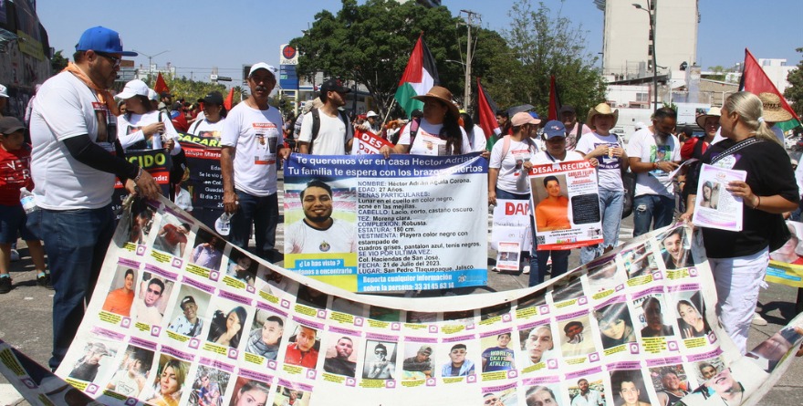 MARCHAN POR DERECHOS LABORALES DE LOS  DESAPARECIDOS