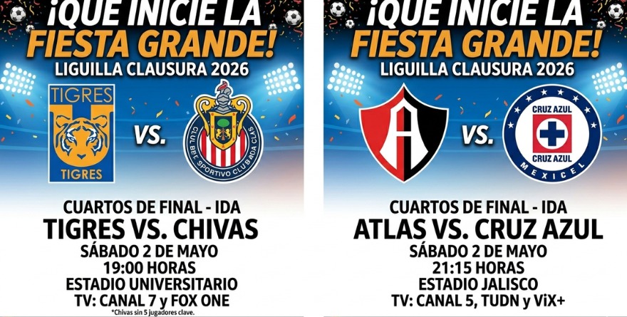 ¡QUE INICIE LA FIESTA GRANDE!
