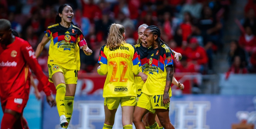 FESTÍN DE GOLES DE AMÉRICA FEMENIL ANTE TOLUCA EN LA SEMI