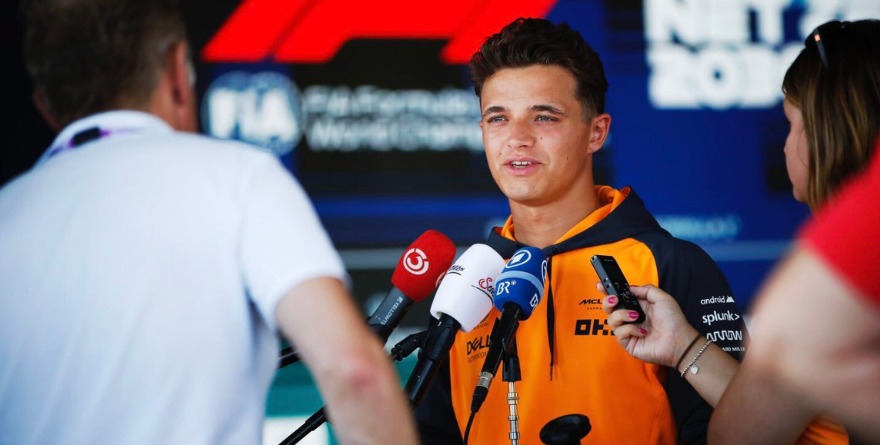 LANDO NORRIS ALZA LA VOZ