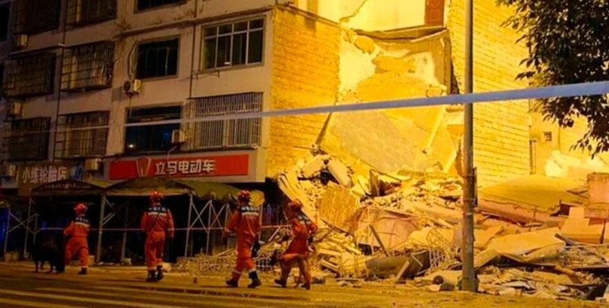 SACUDE TERREMOTO DE MAGNITUD 5.2 A CHINA