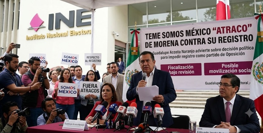 TEME SOMOS MÉXICO ‘ATRACO’ DE MORENA CONTRA SU REGISTRO