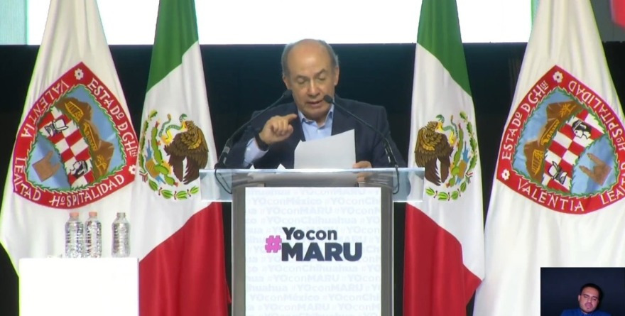 REAPARECEN FOX Y FCH EN MITIN DE APOYO A MARU