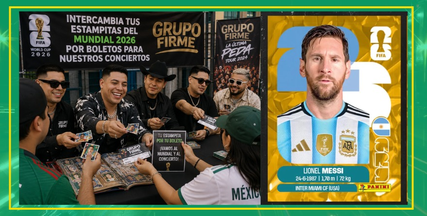 ¡BOLETOS DE GRUPO FIRME A CAMBIO DE ESTAMPITAS!