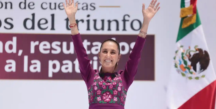 CLAUDIA SHEINBAUM EXIGE A ESTADOS UNIDOS FRENAR EL TRÁFICO DE ARMAS