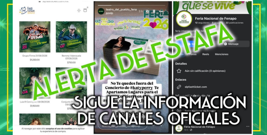 ¡QUE NO TE TRANSEN! ALERTAN POR BOLETOS FALSOS PARA LA FENAPO 2026