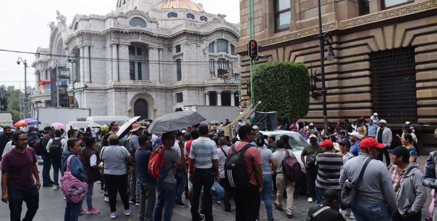 MUERE PROFESOR DE LA CNTE EN PLANTÓN DE LA CDMX