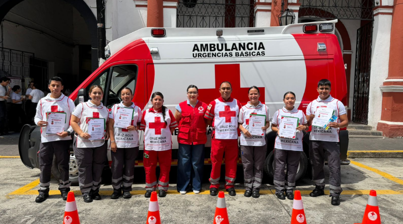CRUZ ROJA COATEPEC GRADÚA A SEIS TUM