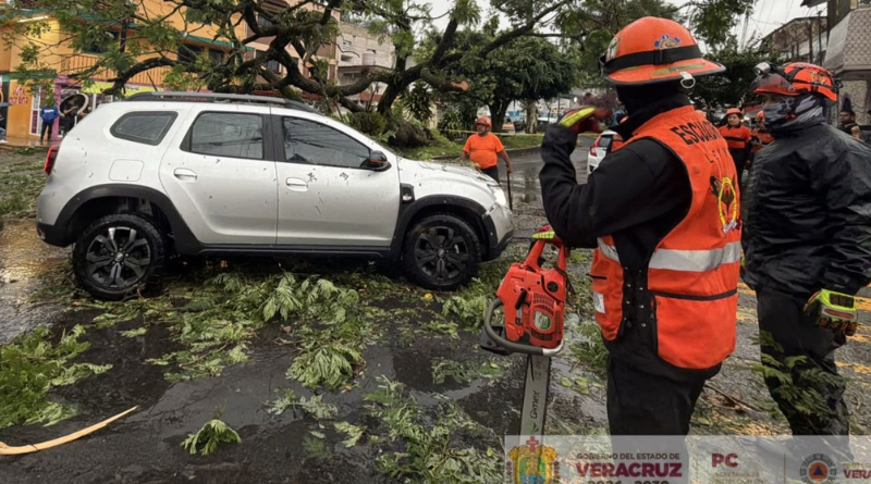 ATIENDEN DAÑOS POR LLUVIAS EN 13 MUNICIPIOS